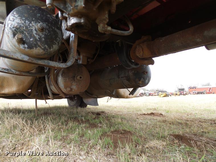 image for item DD1312 1991 Peterbilt 377 flatbed truck