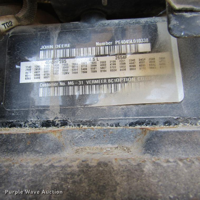 image for item DD2700 2007 Vermeer BC1500 wood chipper