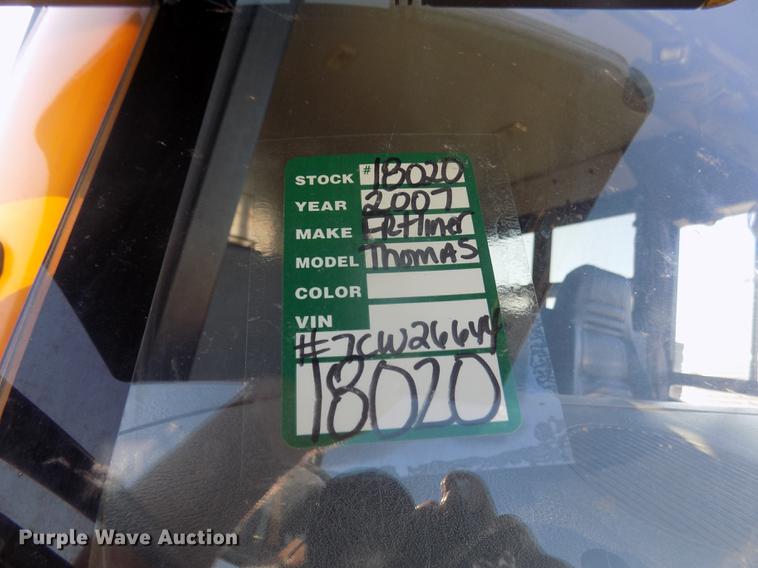 image for item DD2769 2007 Freightliner Thomas Saf-T-Liner C-2 310TS school bus