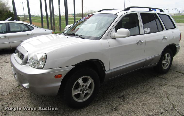 image for item DD7454 2001 Hyundai Santa Fe SUV