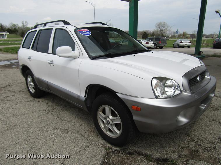 image for item DD7454 2001 Hyundai Santa Fe SUV