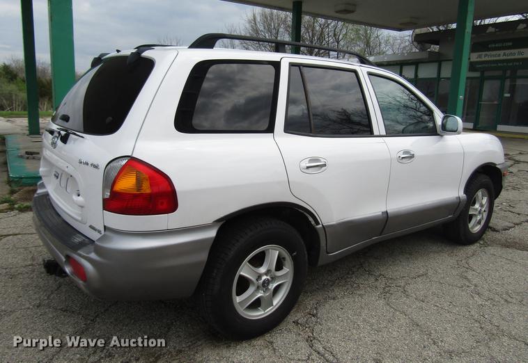 image for item DD7454 2001 Hyundai Santa Fe SUV