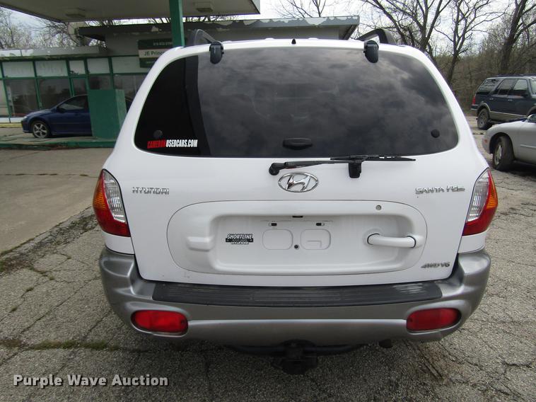 image for item DD7454 2001 Hyundai Santa Fe SUV