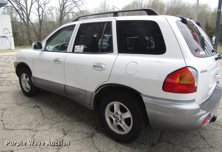 image for item DD7454 2001 Hyundai Santa Fe SUV