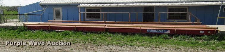 image for item DD7462 2011 Fairbanks PLT-6020-HVA06 truck scale