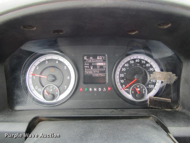 image for item DE6762 2015 Dodge Ram 2500HD Quad Cab pickup truck