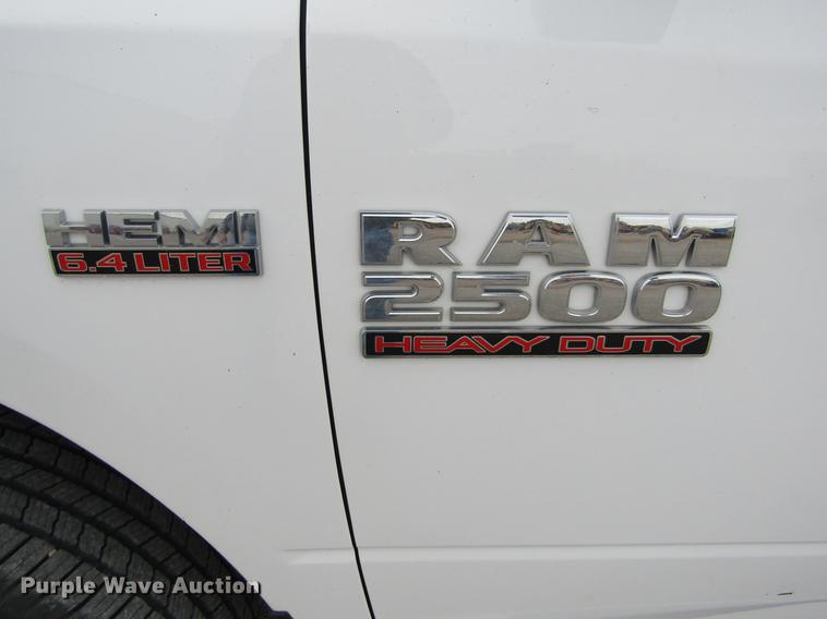 image for item DE6762 2015 Dodge Ram 2500HD Quad Cab pickup truck