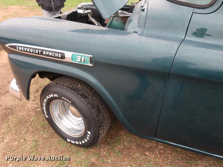 image for item DF3655 1959 Chevrolet Apache 31 pickup truck