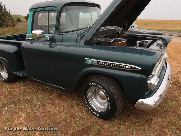 image for item DF3655 1959 Chevrolet Apache 31 pickup truck