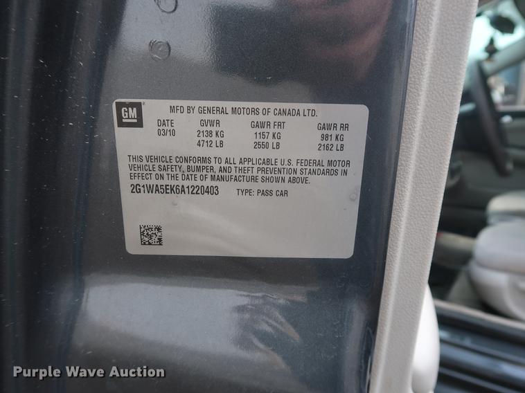 image for item DF3696 2010 Chevrolet Impala