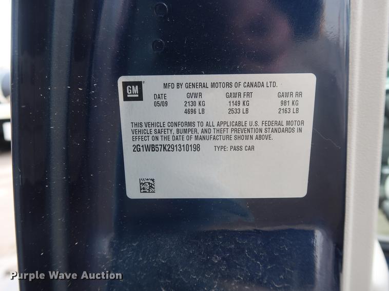 image for item DF3697 2009 Chevrolet Impala