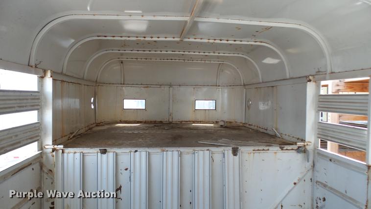 image for item DP9532 2001 Ponderosa livestock trailer