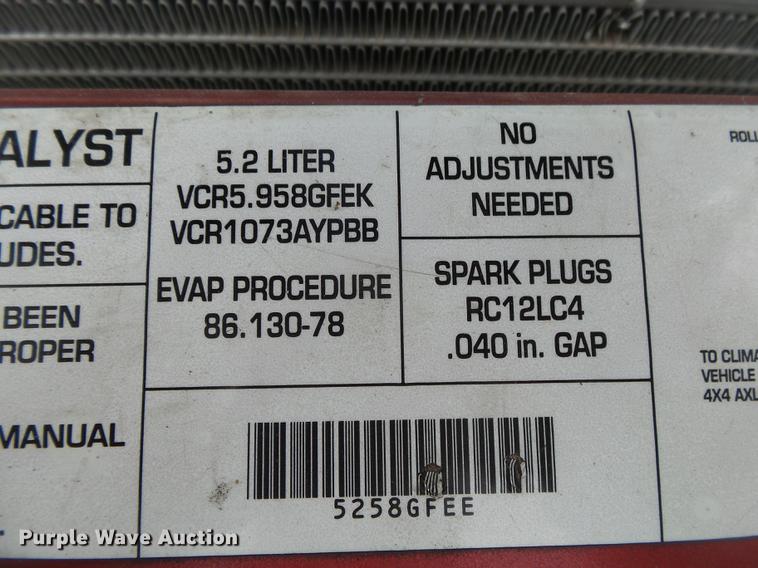 image for item DS9535 1997 Dodge Ram 1500 Laramie SLT pickup truck