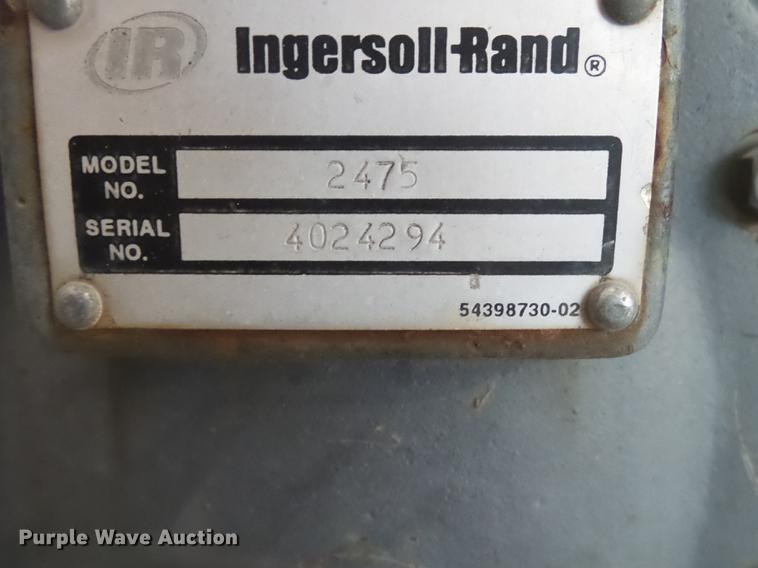 image for item DS9548 Ingersoll Rand 2475 air compressor