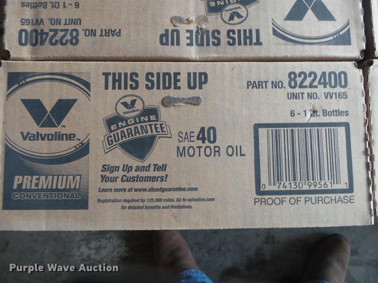 image for item DS9551 (30) cases of Valvoline 40W engine oil