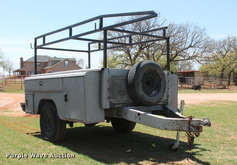image for item DZ9894 Stahl utility bed trailer