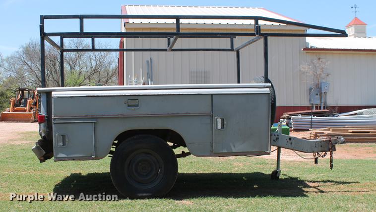 image for item DZ9894 Stahl utility bed trailer