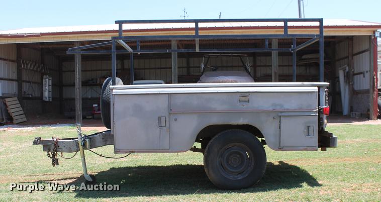 image for item DZ9894 Stahl utility bed trailer