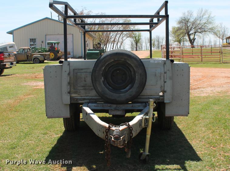 image for item DZ9894 Stahl utility bed trailer