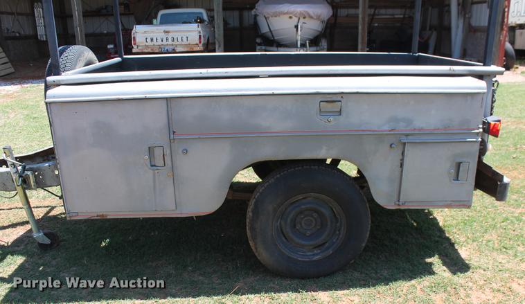 image for item DZ9894 Stahl utility bed trailer