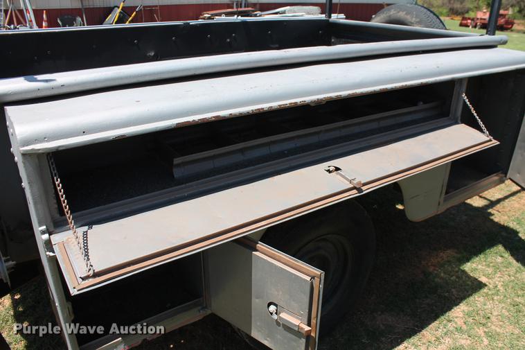 image for item DZ9894 Stahl utility bed trailer