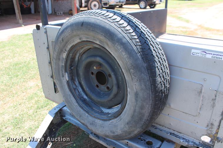 image for item DZ9894 Stahl utility bed trailer