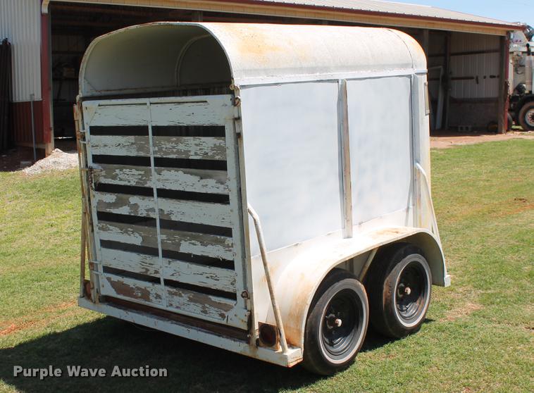 image for item DZ9895 Shop built horse trailer