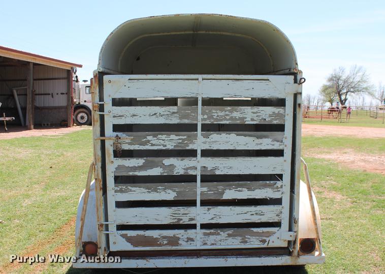 image for item DZ9895 Shop built horse trailer