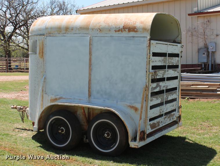 image for item DZ9895 Shop built horse trailer