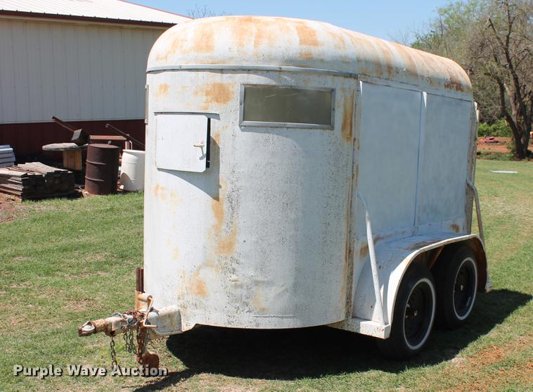 image for item DZ9895 Shop built horse trailer