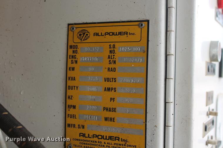 image for item DZ9896 All Power generator