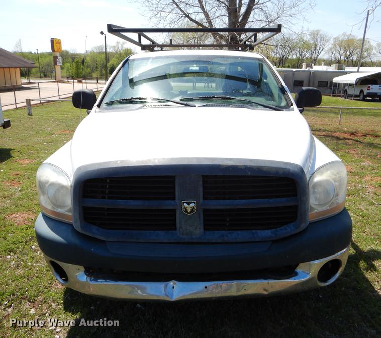 image for item EI9057 2006 Dodge Ram 2500 Quad Cab utility bed pickup truck