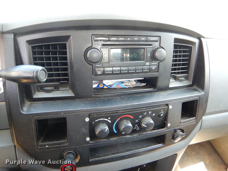 image for item EI9057 2006 Dodge Ram 2500 Quad Cab utility bed pickup truck