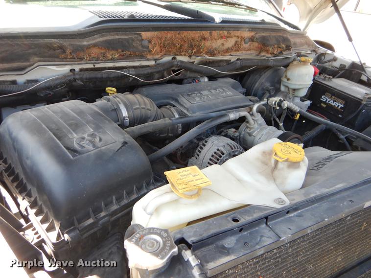 image for item EI9057 2006 Dodge Ram 2500 Quad Cab utility bed pickup truck