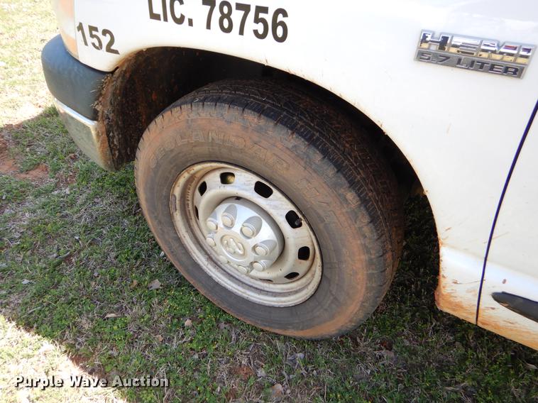 image for item EI9057 2006 Dodge Ram 2500 Quad Cab utility bed pickup truck