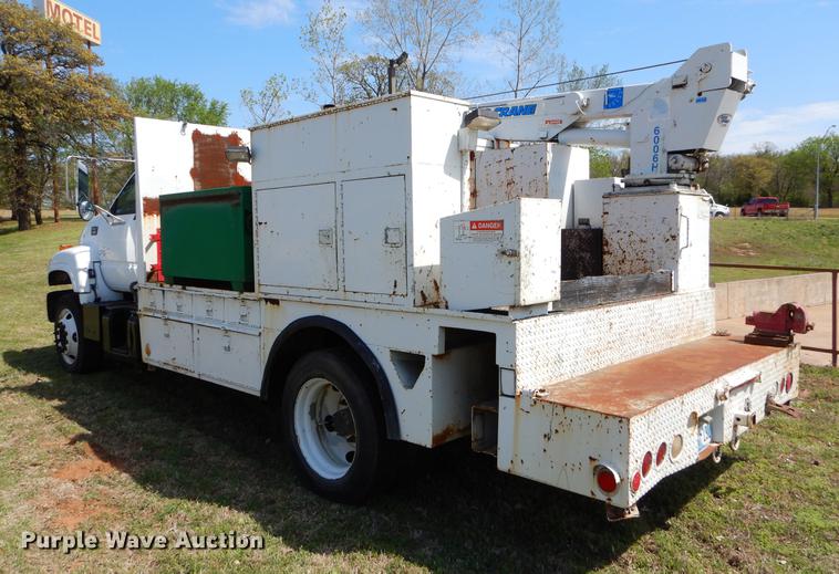 image for item EI9059 1997 GMC C6500 service truck with crane