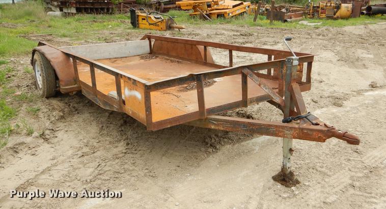 image for item EI9111 1993 Shop built equipment trailer