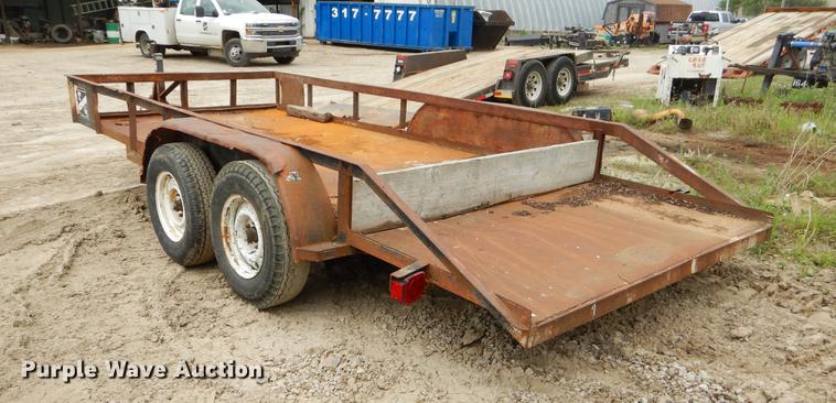 image for item EI9111 1993 Shop built equipment trailer