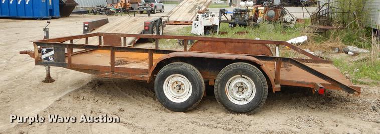 image for item EI9111 1993 Shop built equipment trailer
