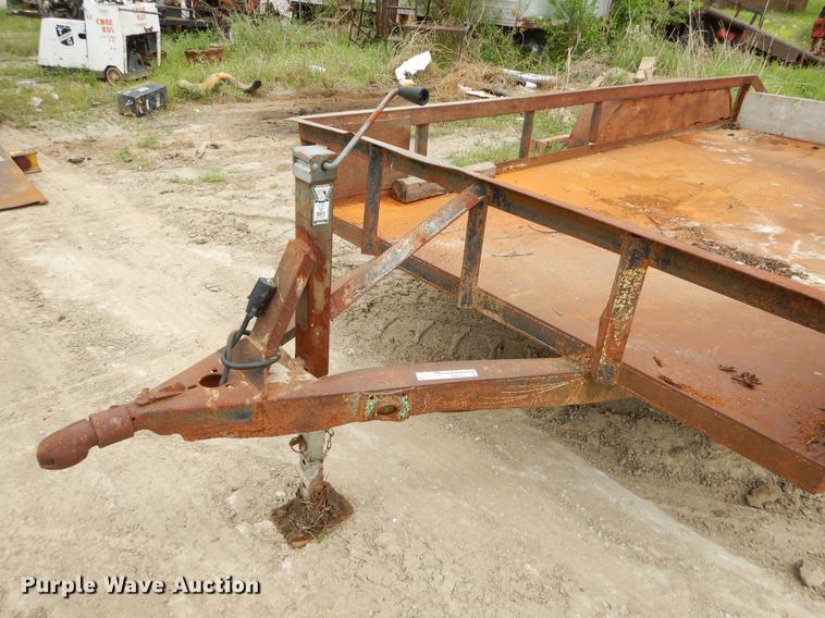 image for item EI9111 1993 Shop built equipment trailer