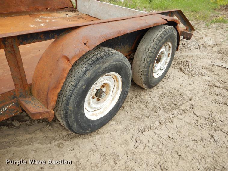 image for item EI9111 1993 Shop built equipment trailer