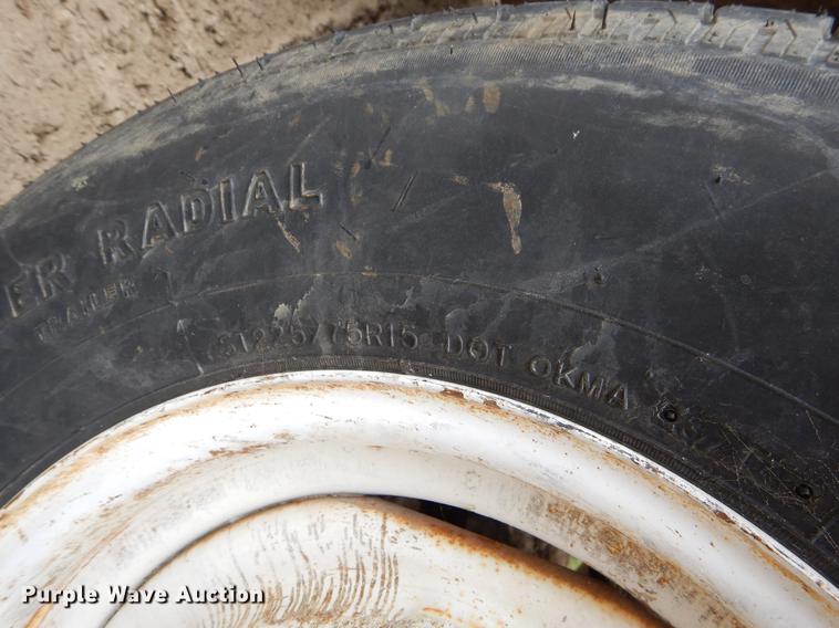 image for item EI9111 1993 Shop built equipment trailer