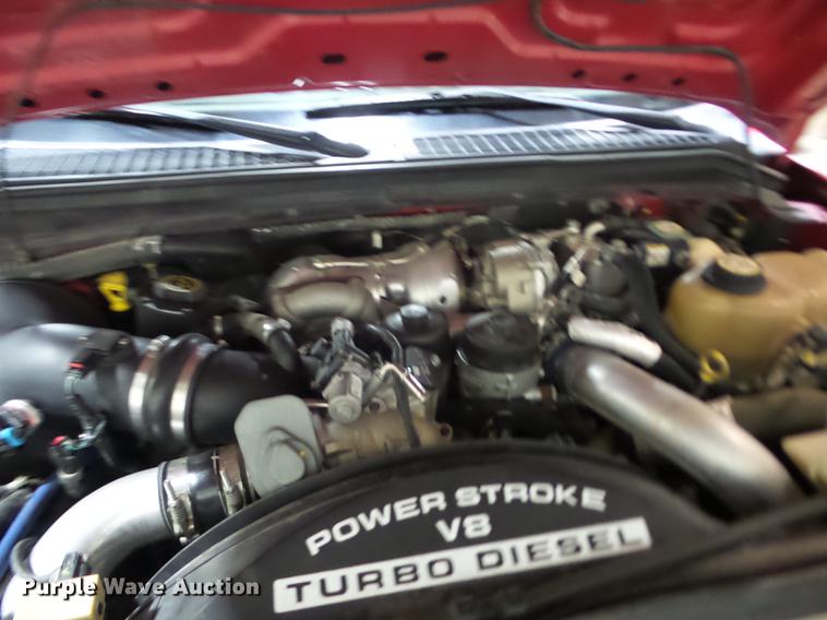 image for item EI9798 2008 Ford F350 Super Duty flatbed pickup truck