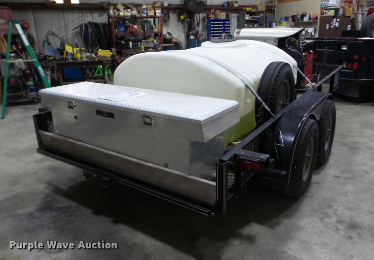 image for item EI9799 2008 Kodiak utility trailer with pressure washer