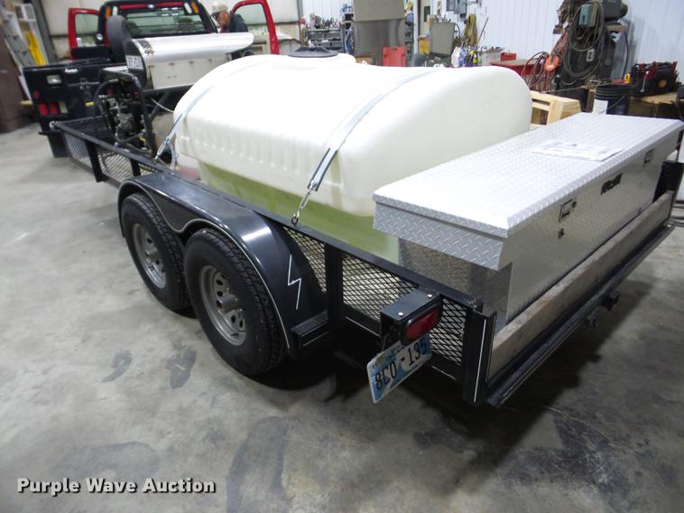 image for item EI9799 2008 Kodiak utility trailer with pressure washer