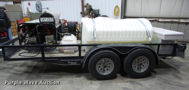 image for item EI9799 2008 Kodiak utility trailer with pressure washer