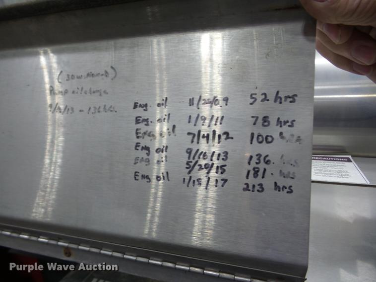 image for item EI9799 2008 Kodiak utility trailer with pressure washer