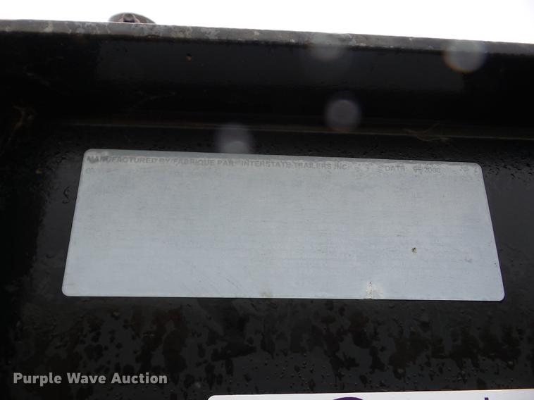 image for item EI9800 2008 Interstate G20DT equipment trailer