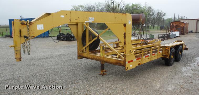 image for item EI9801 2002 Belshe T-18 equipment trailer