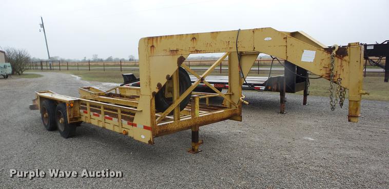 image for item EI9801 2002 Belshe T-18 equipment trailer